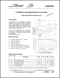 CHR2292-99F/00 Datasheet