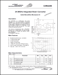CHR2295-99F/00 Datasheet