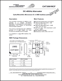 CHT3091RCF/24 Datasheet