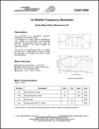 CHX1094-99F/00 Datasheet
