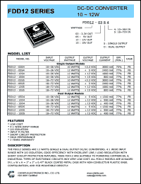 FDD12-0515T5 Datasheet