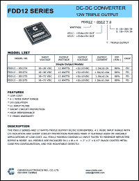 FDD12-12D4 Datasheet