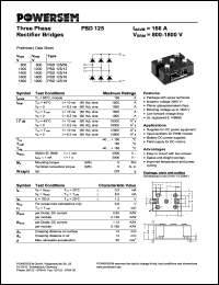 PSD125/08 Datasheet