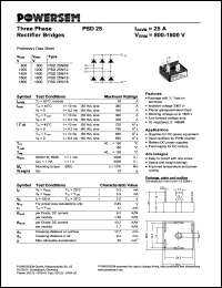 PSD25N/12 Datasheet