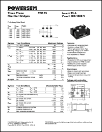 PSD75/18 Datasheet