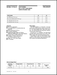 V53C516400A-50T Datasheet
