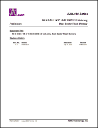 A29L160TV-120 Datasheet