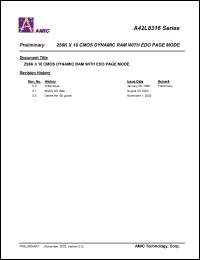 A42L8316V-40U Datasheet