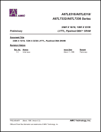 A67L8318E-4 Datasheet