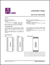 LP621024D-70LL Datasheet