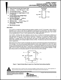 TLV2231IDBVR Datasheet