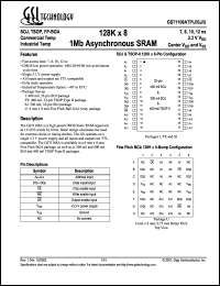 GS71108AU-10I Datasheet