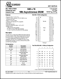 GS71116ATP-10I Datasheet