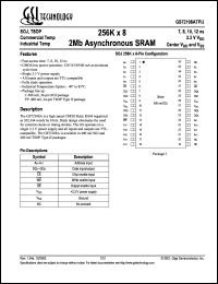 GS72108J-15 Datasheet