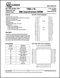 GS72116J-12I Datasheet