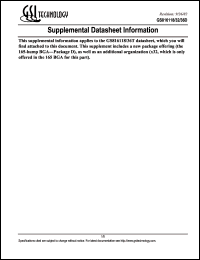 GS816118T-200 Datasheet