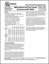 GS8161Z18D-200I Datasheet