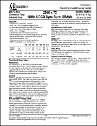 GS816273C-250 Datasheet