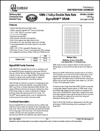 GS8170DD36C-333I Datasheet