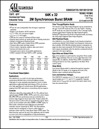 GS82032T-5 Datasheet