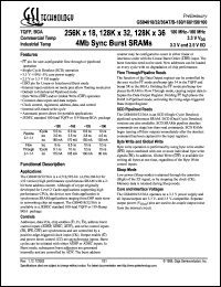 GS84036AT-166 Datasheet