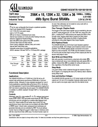 GS840E32B-166I Datasheet