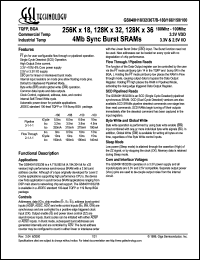 GS840H32T-100 Datasheet