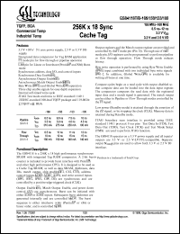GS84118T-166I Datasheet