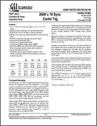GS84118AB-166I Datasheet