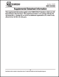 GS88118T-11 Datasheet
