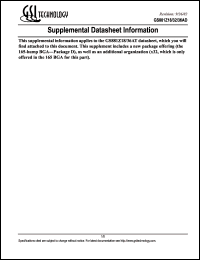 GS881Z36AT-166I Datasheet