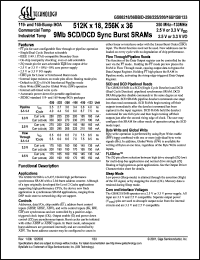 GS88236BD-150 Datasheet