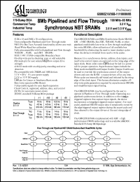 GS882Z36B-100 Datasheet