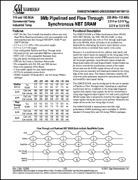 GS882Z18BB-250 Datasheet