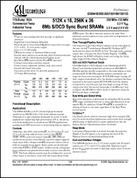 GS88418B-166 Datasheet