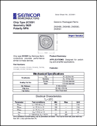2N3501CSM4 Datasheet