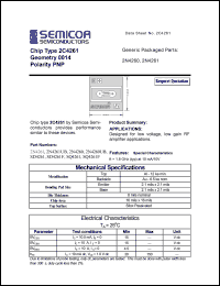 2N4260 Datasheet