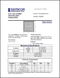 2N5664SMD Datasheet