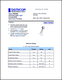 2N2484 Datasheet