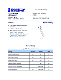 2N2857 Datasheet