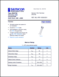 2N3700 Datasheet