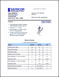 2N3810 Datasheet