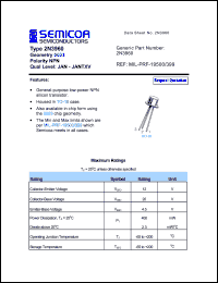 2N3860 Datasheet