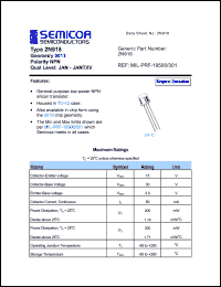2N918 Datasheet