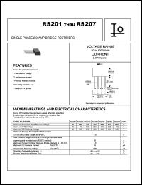 RS205 Datasheet