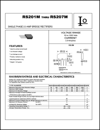 RS201M Datasheet