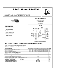 RS404M Datasheet