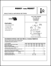 RS801 Datasheet