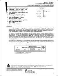 TLV2731IDBVR Datasheet