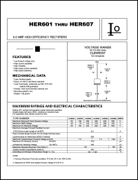 HER605 Datasheet